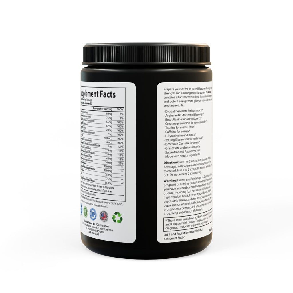 DESIRE ENERGY PRE WORKOUT - FRUIT PUNCH