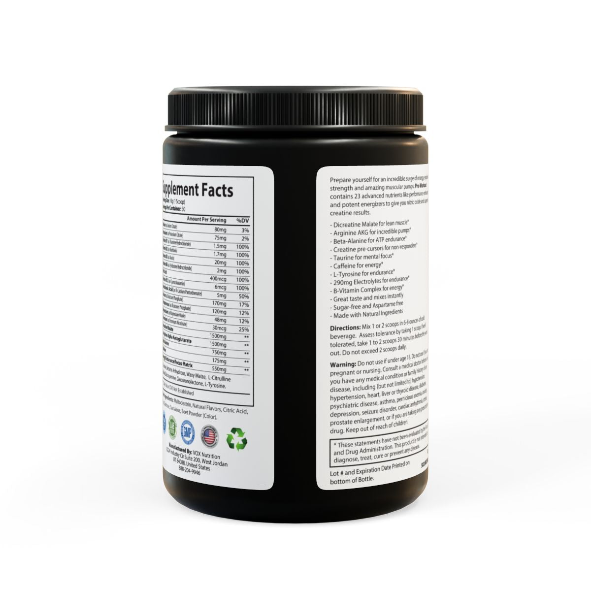 DESIRE ENERGY PRE WORKOUT - FRUIT PUNCH